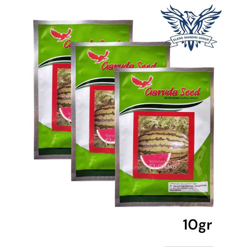 Gajah F1 10gr Benih Semangka Merah Garuda Seed Diva