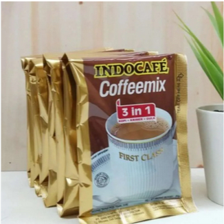 

Indocafe coffeemix 3in1 1 renceng (isi 10pcs)
