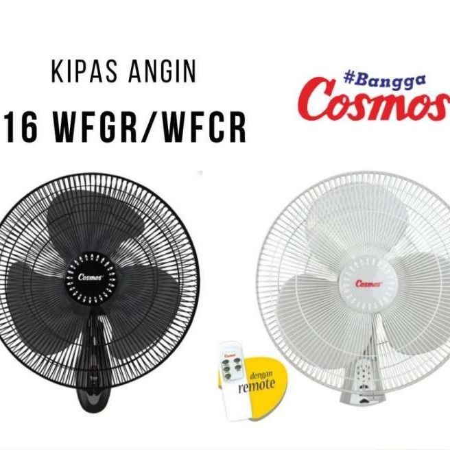 Cosmos 16 WFCR/WFGR Kipas Tembok Remote 16WFCR/WFGR Kipas 16-WFGR/WFCR