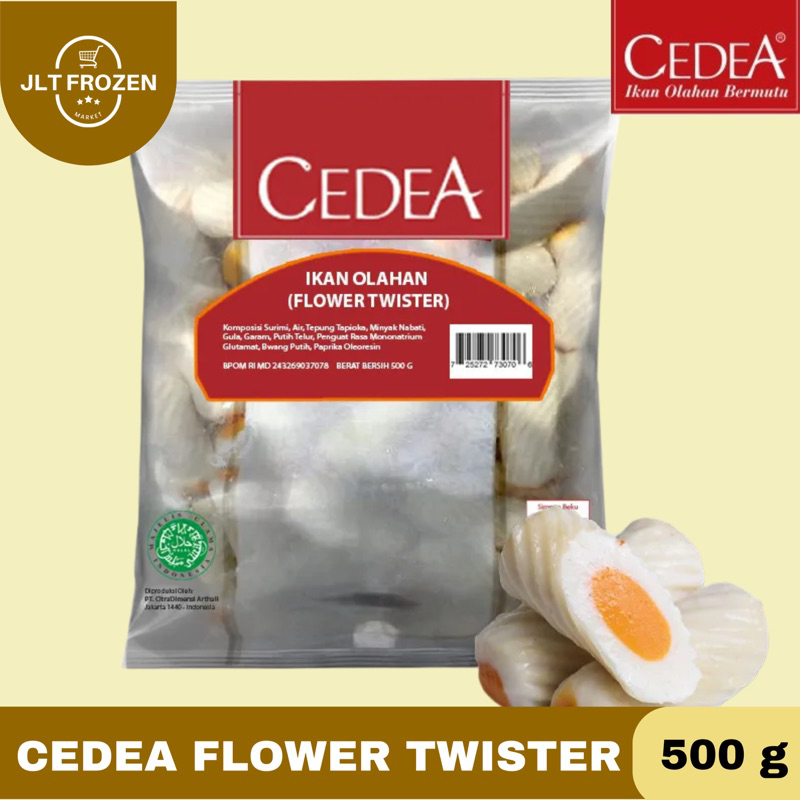 

Cedea Flower Twister / Baso Ikan Cedea - 500g