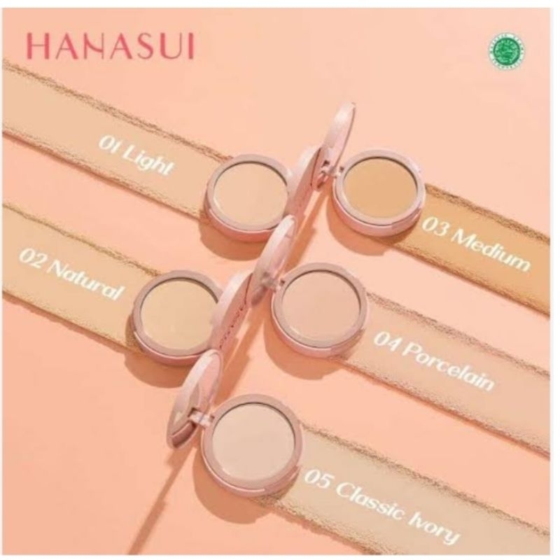 Powder padat hanasui bedak padat hanasui