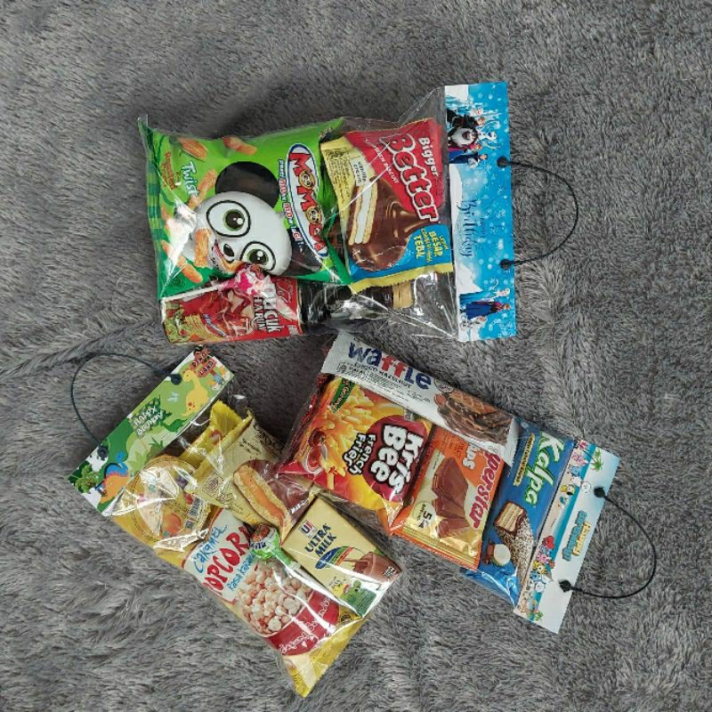 

(10 pcs ) Tas Snack Ulang Tahun Anak