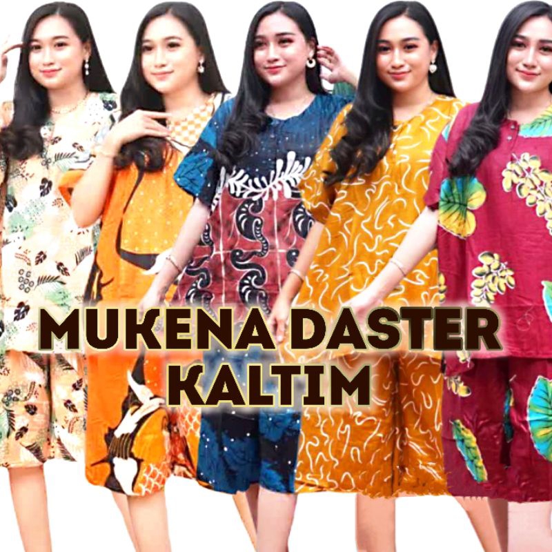 KALTIM Setelan Kulot Babydoll Batik Celana Pendek