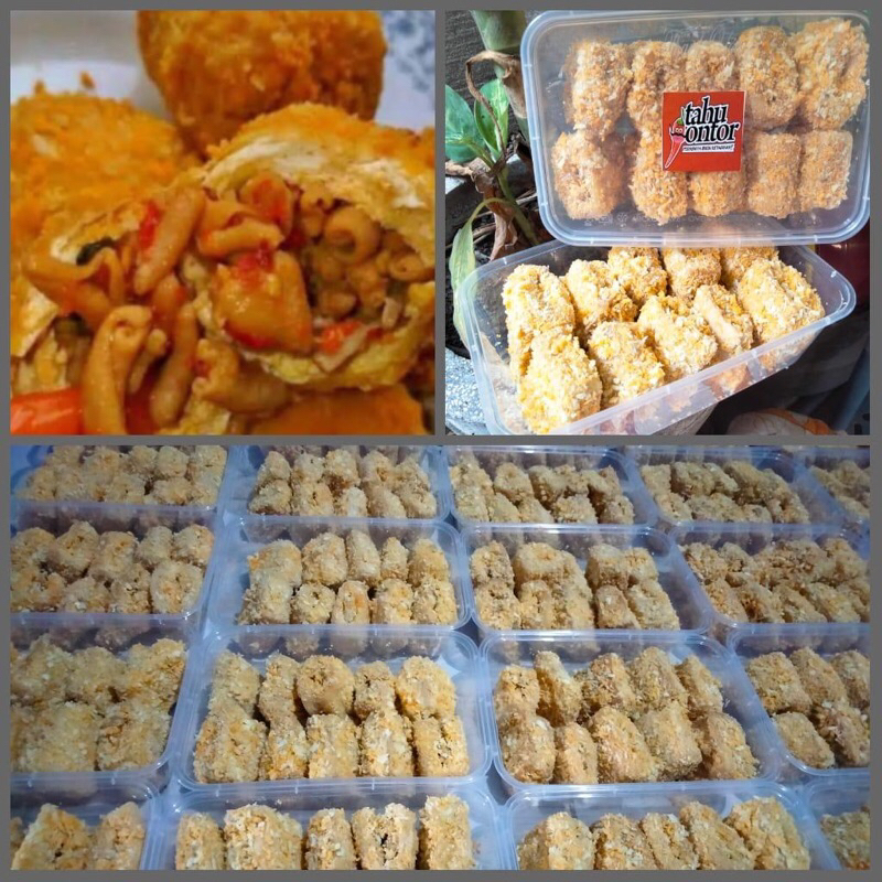 tahu jontor/ tahu isi usus pedas 1 pack isi 8 pcs