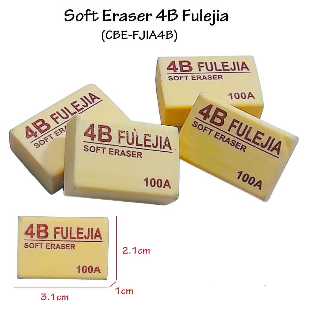 

Penghapus Pensil / Hapusan Pensil / Soft Eraser Fulejia 4B