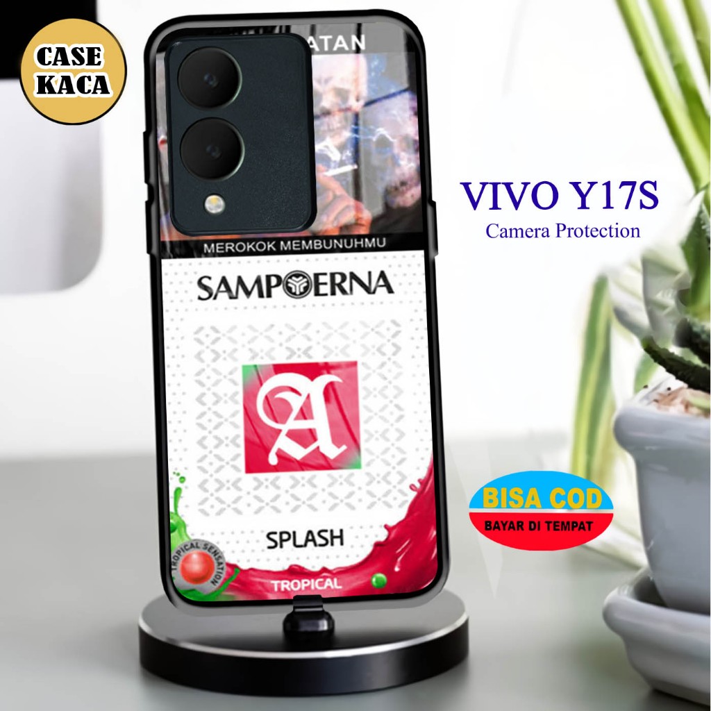 Softcase Glass Kaca VIVO Y17S [ A02].