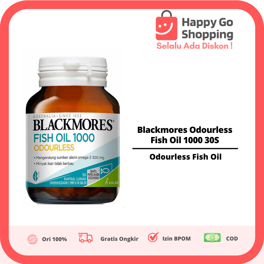 Blackmores Odourless Fish Oil 1000 30S