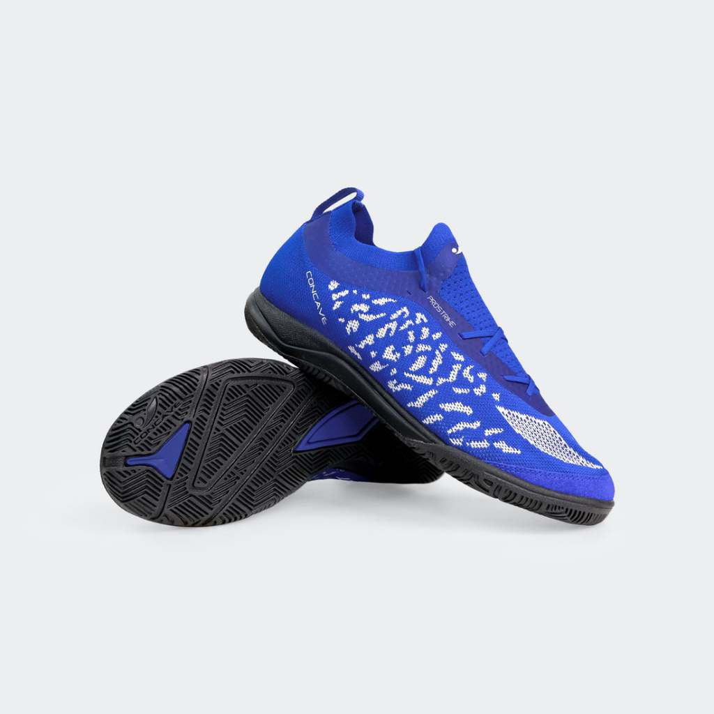 Sepatu Futsal Concave Volt IN - Blue White Original | Sepatu Concave