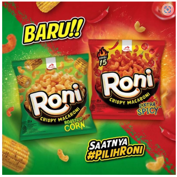 

RONI MAKRONI 28gr DUA KELINCI 1 pcs