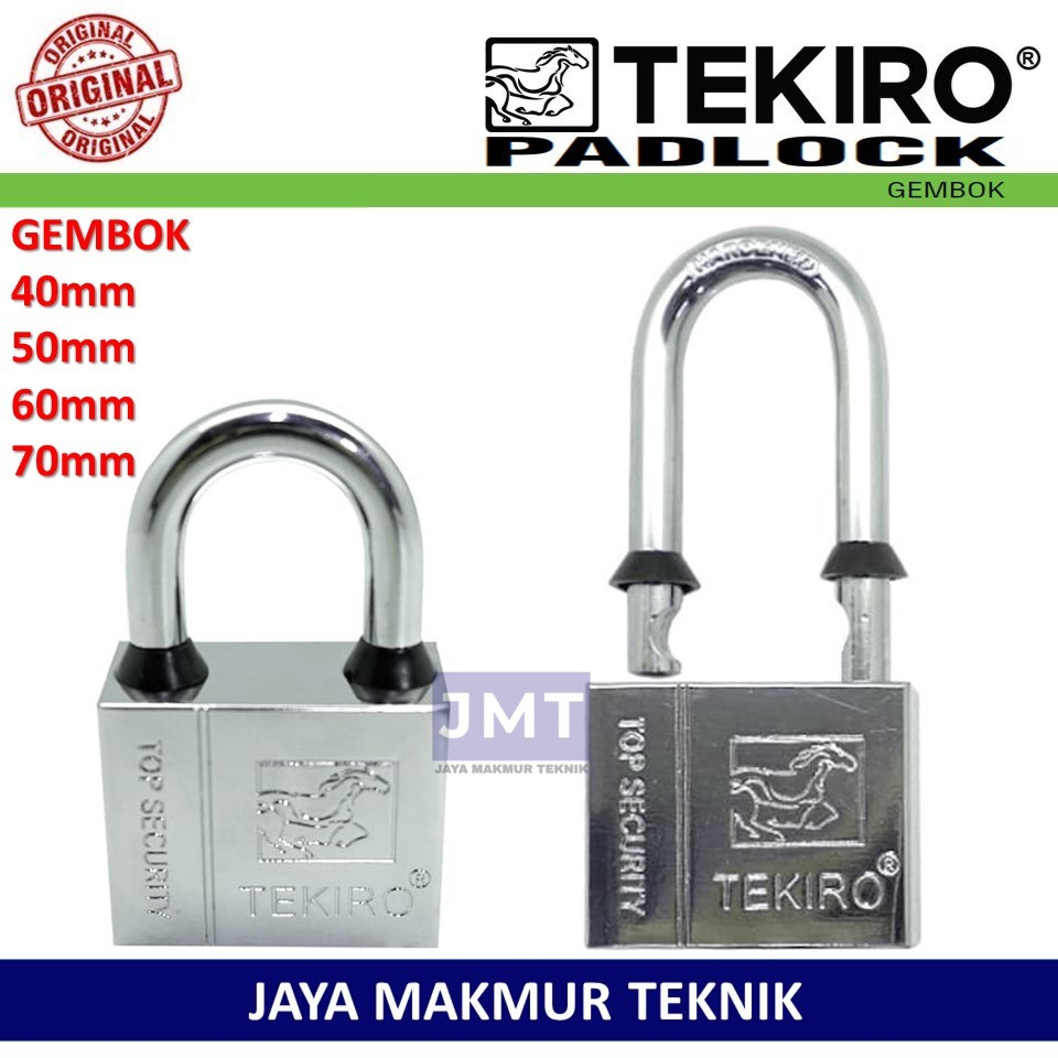 TEKIRO Gembok Leher Pendek 70 mm Original
