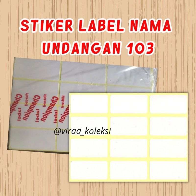 

Stiker Label Nama Undangan 103