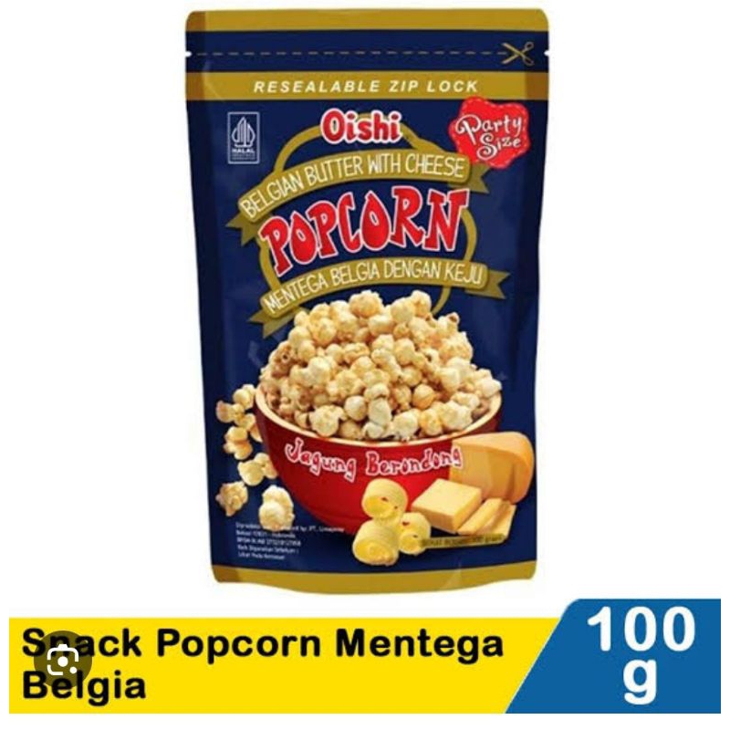 

POPCORN OISHI COKLAT,CARAMEL,BUTTER100G