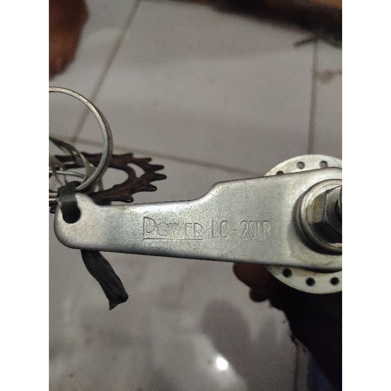 hub torpedo bmx fixie power silver 32h