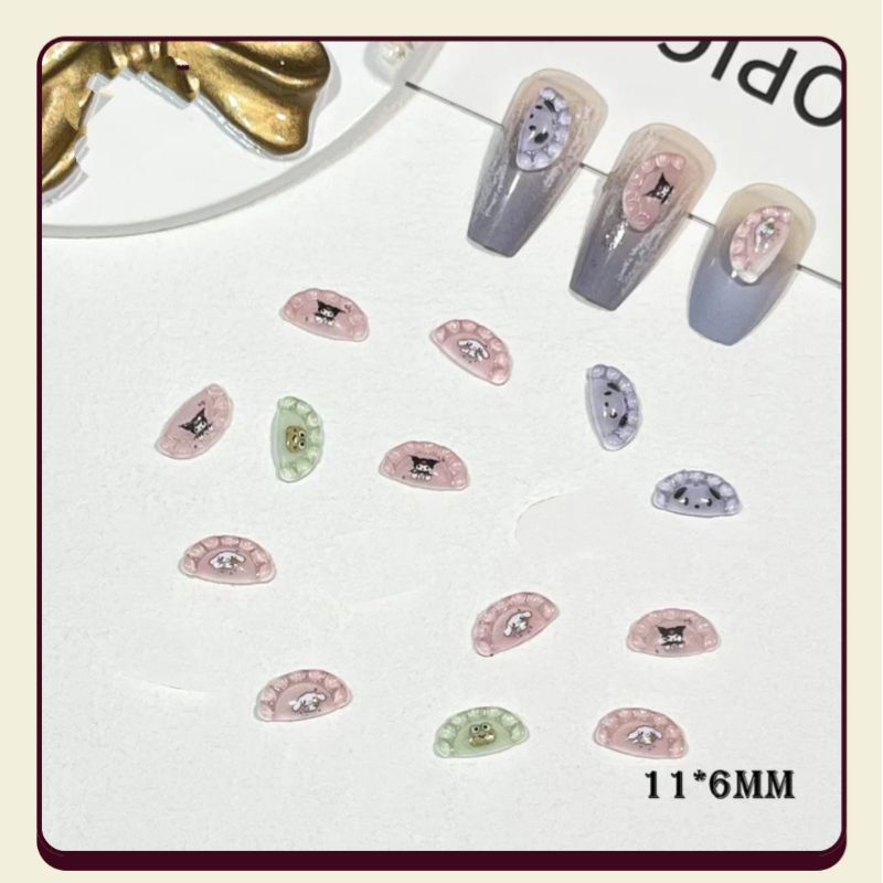 Aksesoris Kuku Palsu Nailart "Mini Dumpling Sanrio"