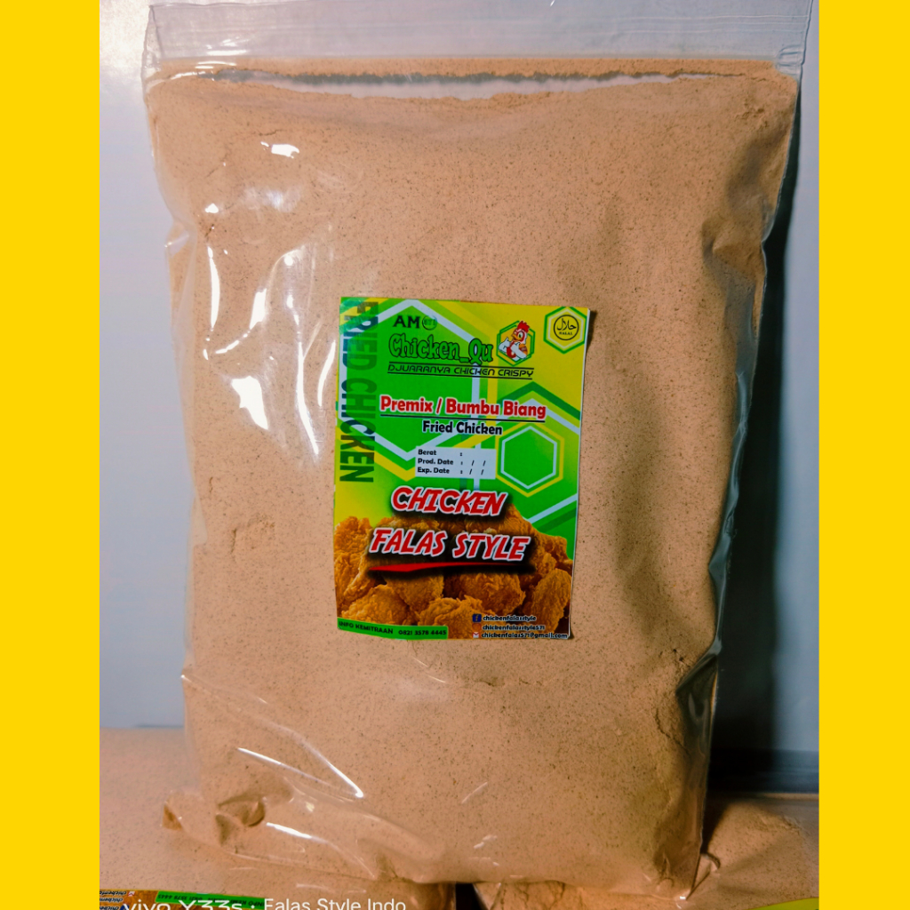 

Tepung premiks premium fried chicken 1kg