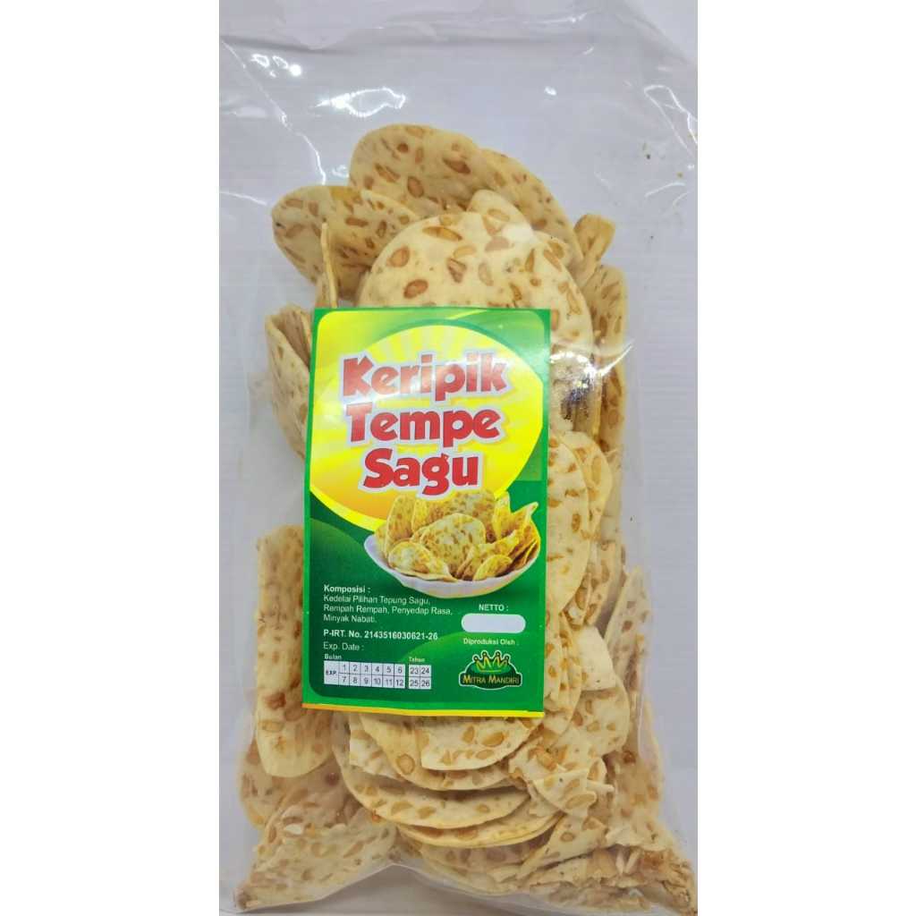 

Keripik Tempe Sagu Khas Malang 150gram - Renyah & Garing