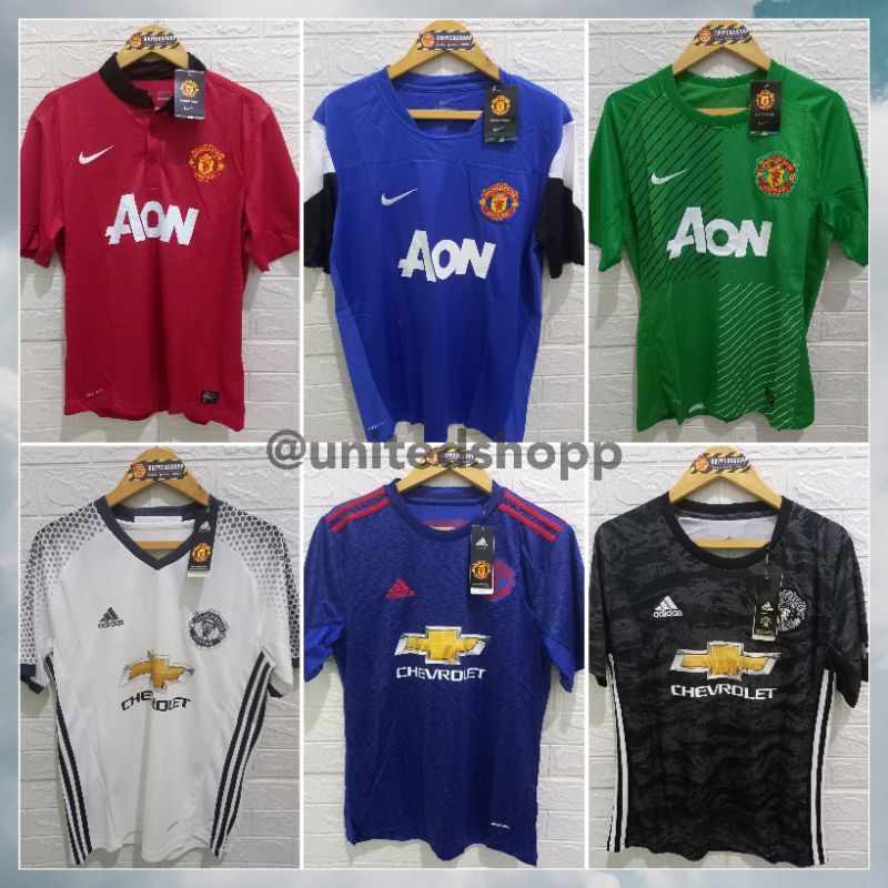 Obral Jersey Retro Klub bola MU Grade Ori Thailand