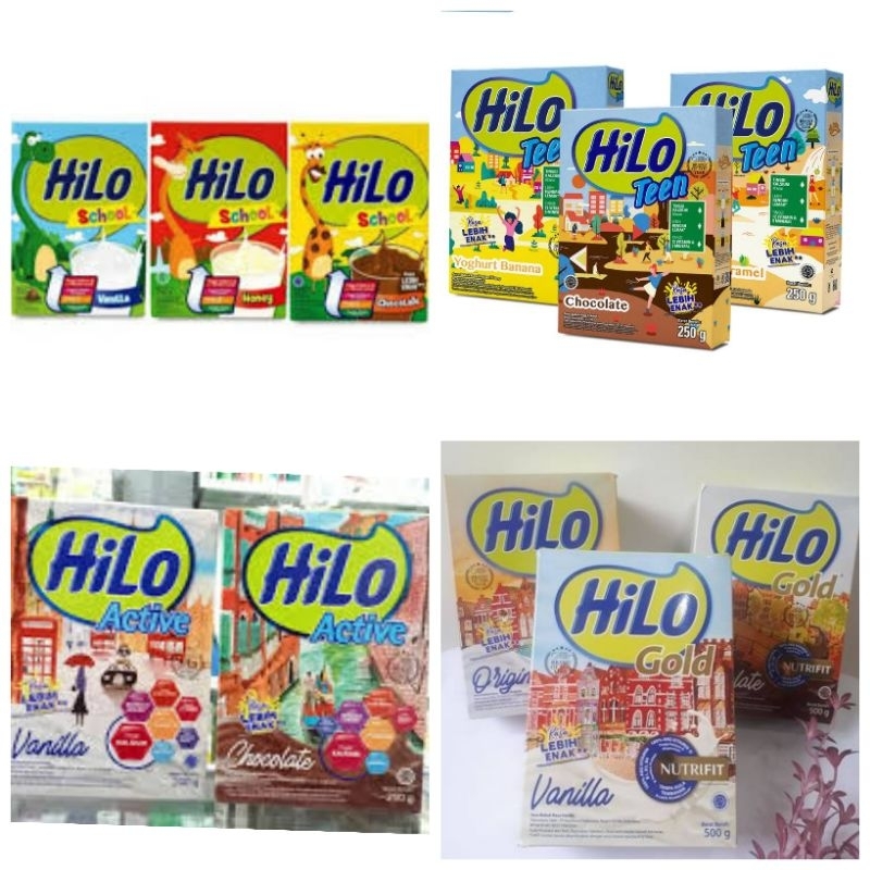 

HILO 250 GR ALL VARIANT DARI SCHOOL - TEEN - ACTIVE - DAN GOLD