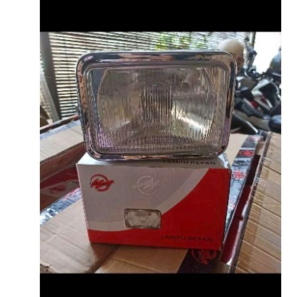 (COD) LAMPU DEPAN RX LAMA LAMPU RX OLD BESI Reflektor Lampu Depan RX-King Lama 5t5 List Besi Depan K