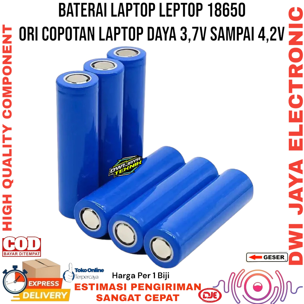 Baterai Laptop Leptop 18650 Batrei BATTERY ORI Copotan Laptop