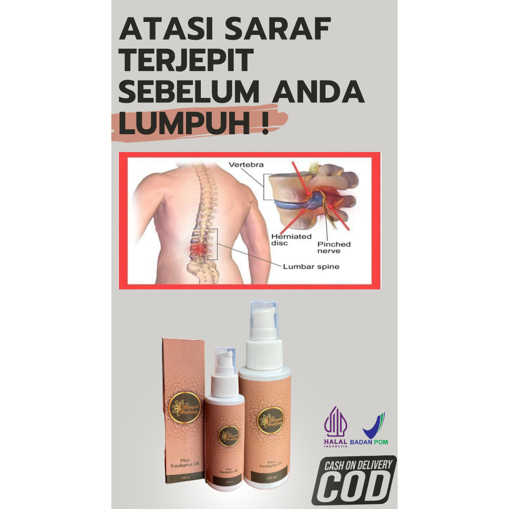 Atasi Saraf Kejepit dengan Heilung Oil sebelum Lumpuh