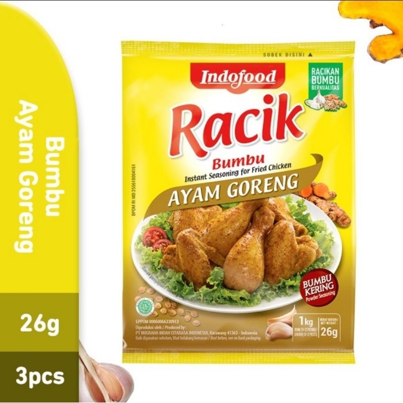

Racik Bumbu Ayam Goreng isi 3pcs