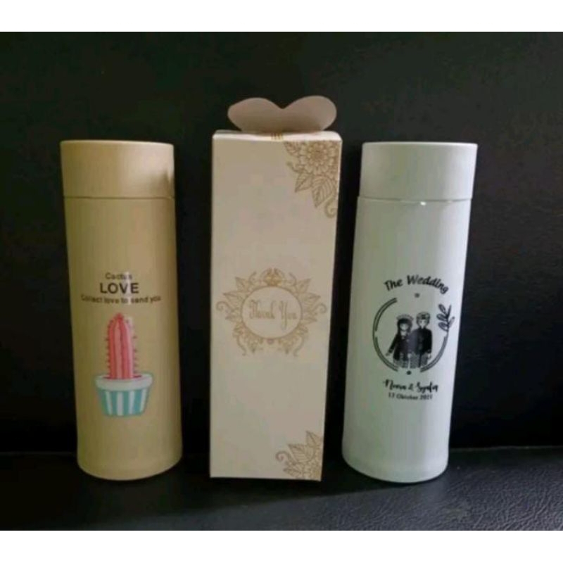 Botol Kaktus Custom + Box