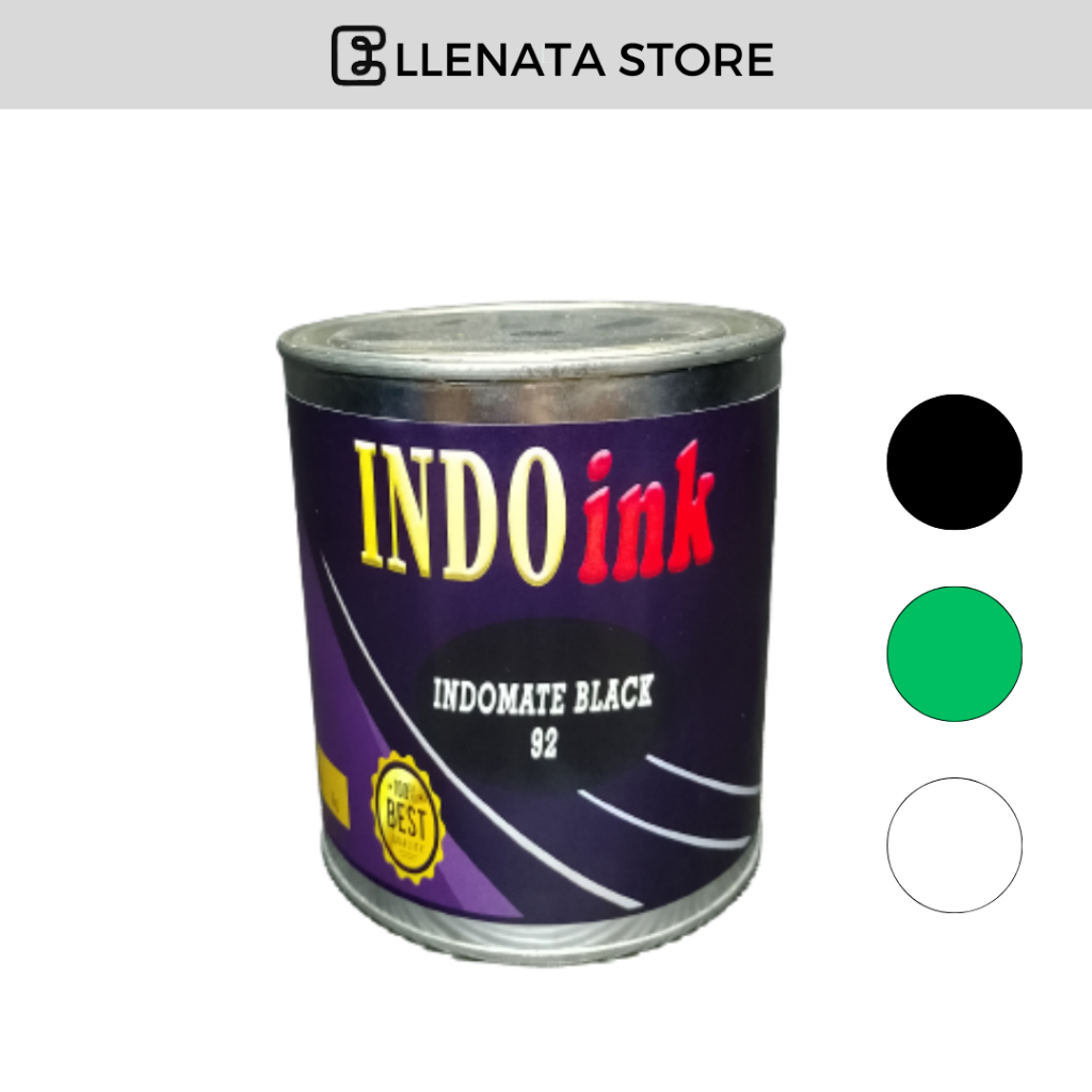 

Tinta Sablon / tinta sablon plastik / tinta sablon indomate - black 92