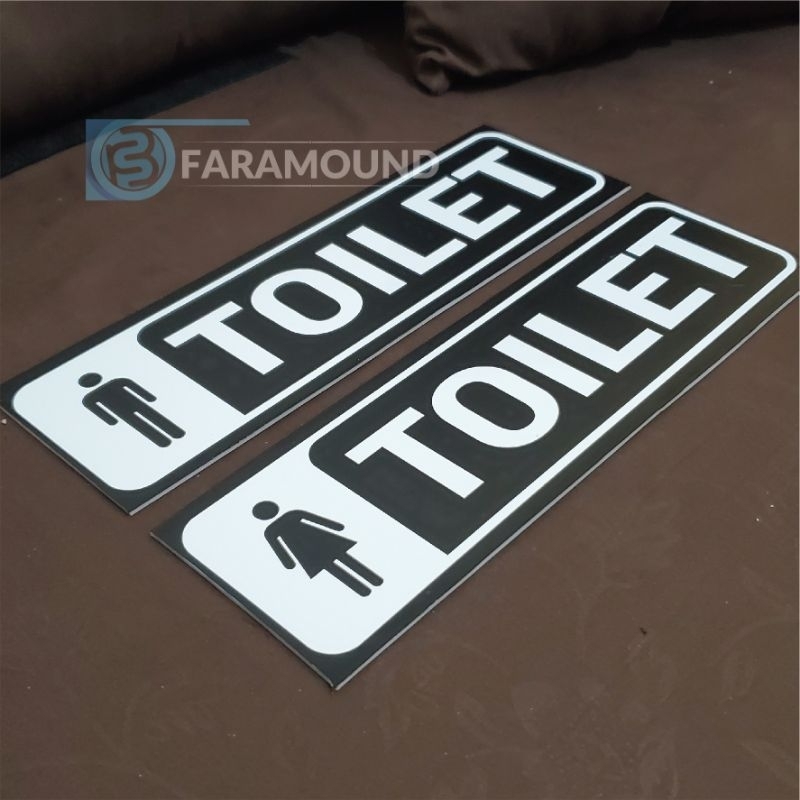 

SIGN BOARD TULISAN TOILET