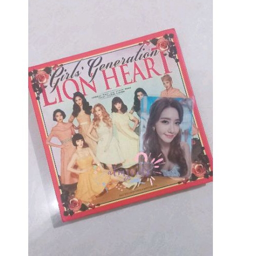 ALBUM SNSD LION HEART + PHOTOCARD YOONA