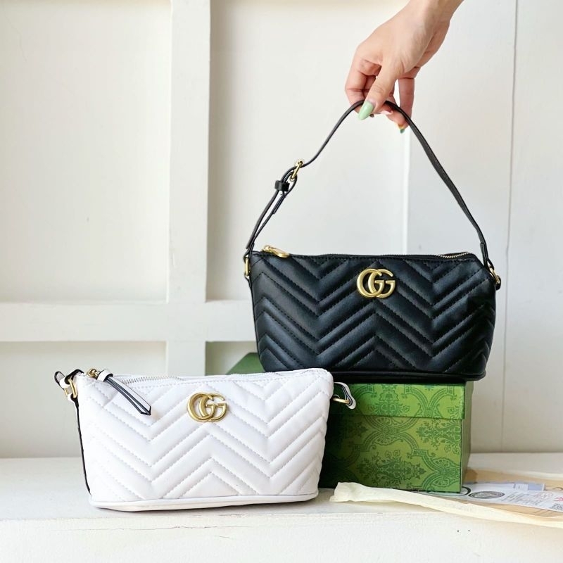 PROMO SALE Tas bahu jinjing gc hitam putih