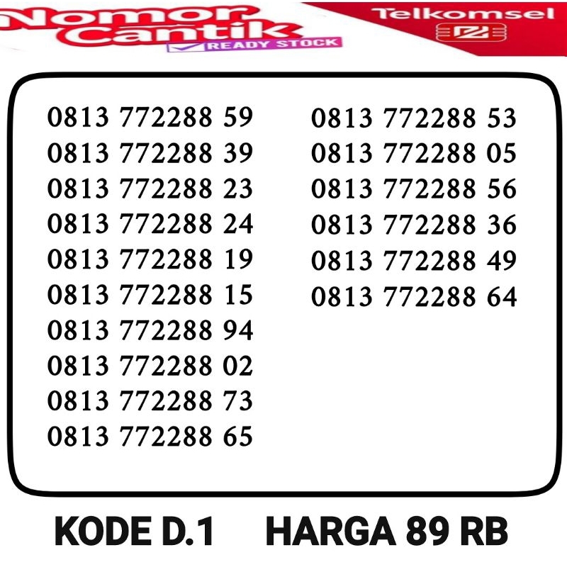 NOMOR CANTIK TELKOMSEL COMBO SAKTI NOMOR CANTIK TELKOMSEL COMBO SAKTI MURAH KARTU PERDANA CANTIK TEL