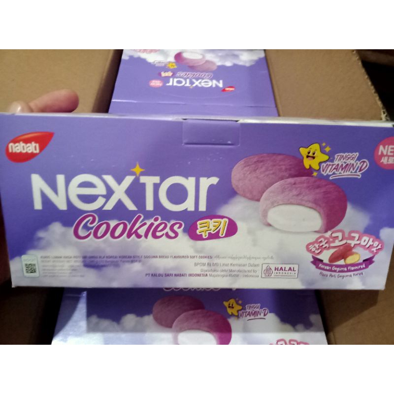 

Nextar Nabati Cookies Rasa Korean Goguma Flavoured 1 Box 10Pcs