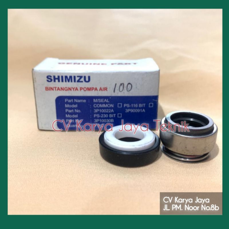 Seal Pompa Air Shimizu JET-100 / JET-108 ASLI ORIGINAL
