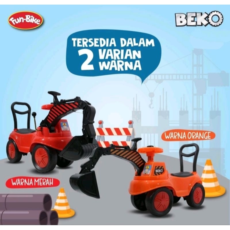 MAINAN ANAK FUN BIKE / MAINAN BEKO ANAK / MOBIL DUDUK ANAK / RIDE ON FUN BIKE