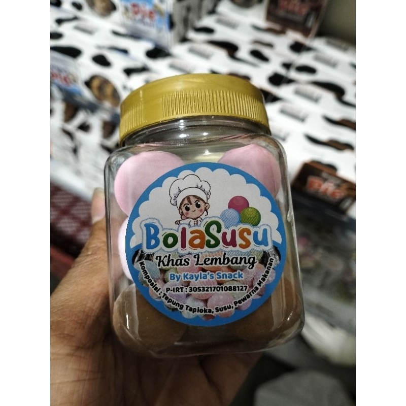 

bola susu asli Lembang kemasan toples