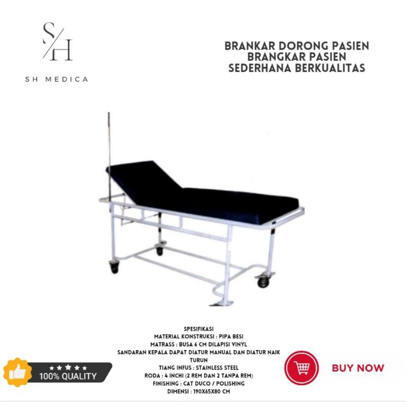 Brankar Dorong Pasien Brangkar Pasien Sederhana Berkualitas