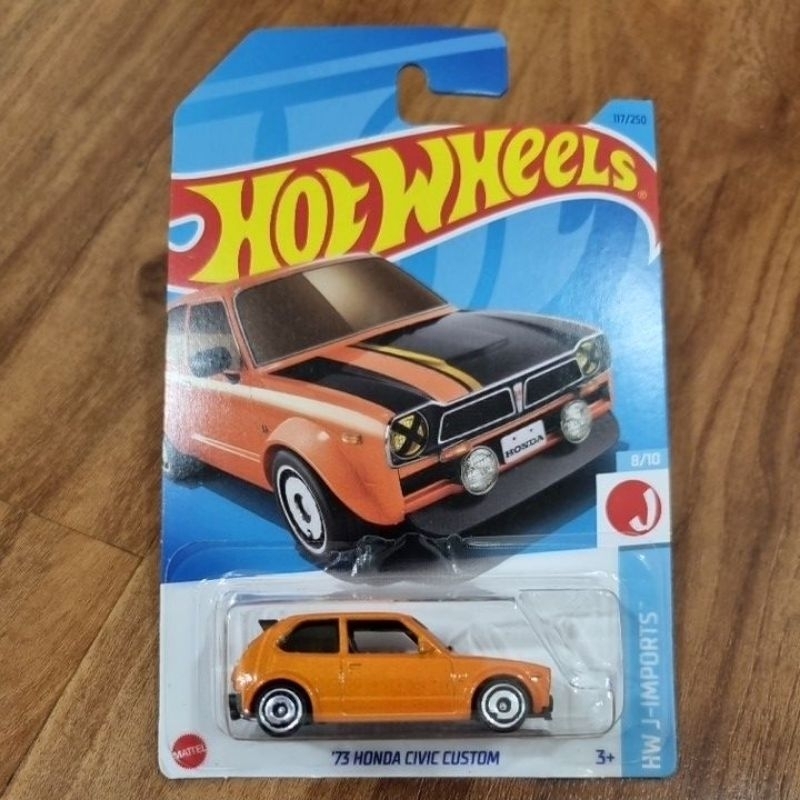 Hotwheels 73 Honda Civic Custom