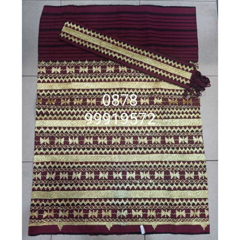 tapis lampung tapis antik sulam asli tenun