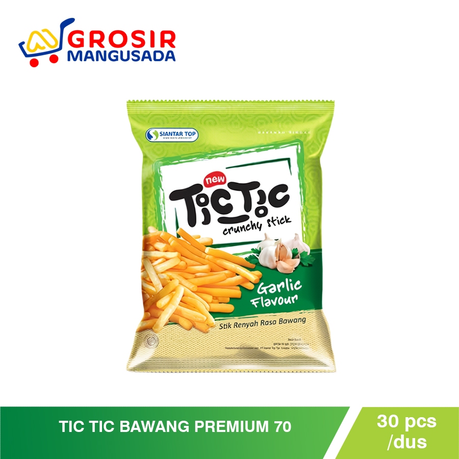 

Tic Tic Bawang Premium 70 gr - SIANTARTOP Harga Grosir 30pcs