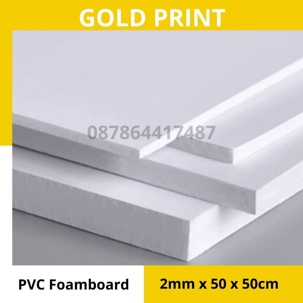

PVC Foamboard 2mm x 50 x 50cm