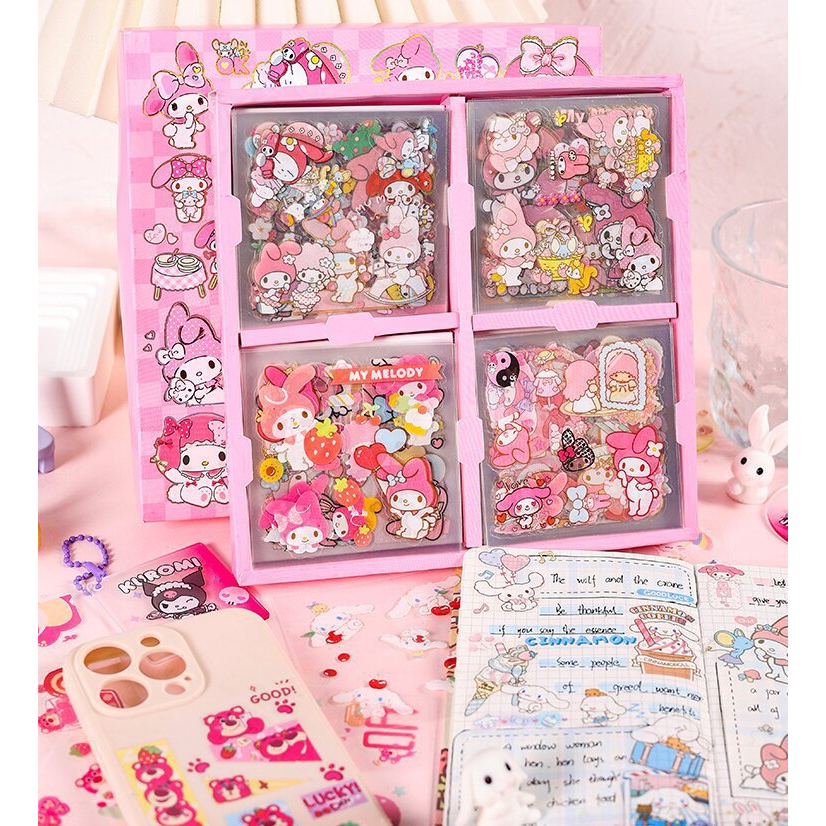 

Sticker Sanrio 100Pcs/Sticker Viral