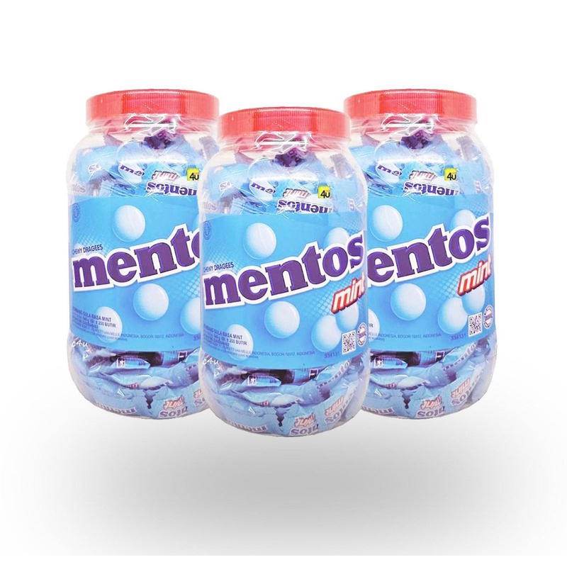 Permen Mentos 1 Toples isi 200 Butir