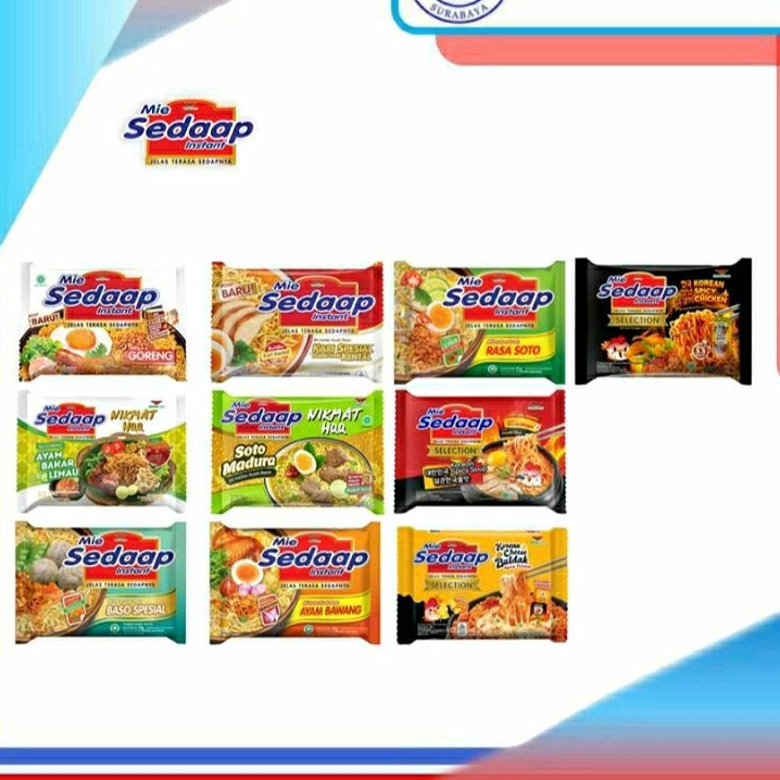 

MIE SEDAP ALL VARIAN 5PCS