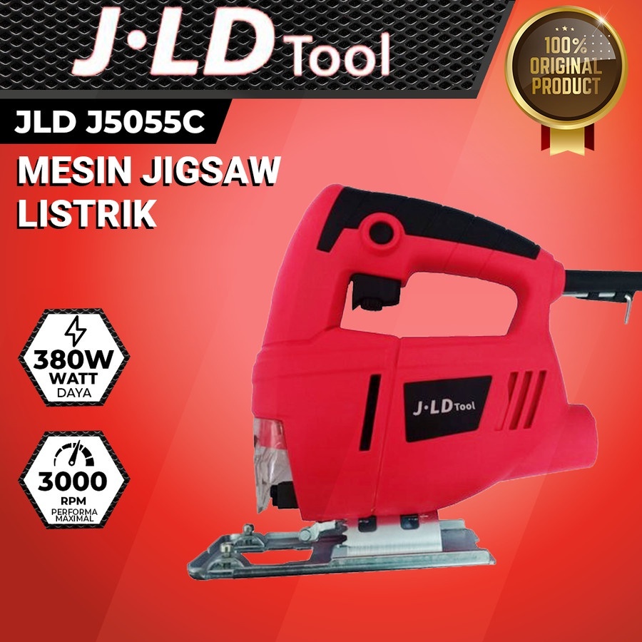 Mesin Gergaji Potong Jigsaw JLD TOOL J5055C Geraji Pemotong Jig Saw Ukir Kayu Multiplek Metal