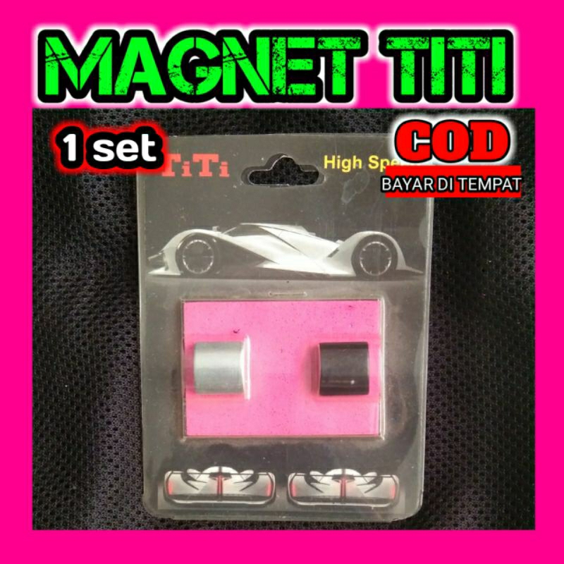 tamiya magnet dinamo hitam silver  titi mini 4wd