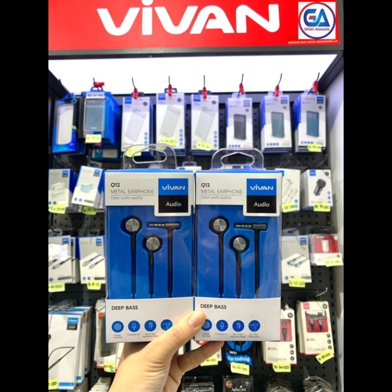Headset Bass Vivan Q12 Original dan Bergaransi