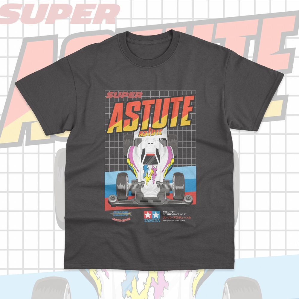 KAOS TAMIYA, KAOS SUPER ASTUTE, KAOS MINI 4WD, TAMIYA SUPER ASTUTE