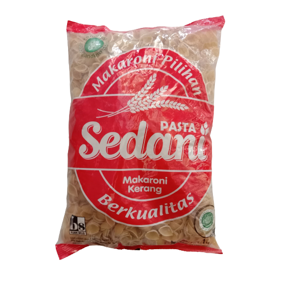 

Makaroni Sedani Macaroni Kerang Spiral Pipa 1 kg