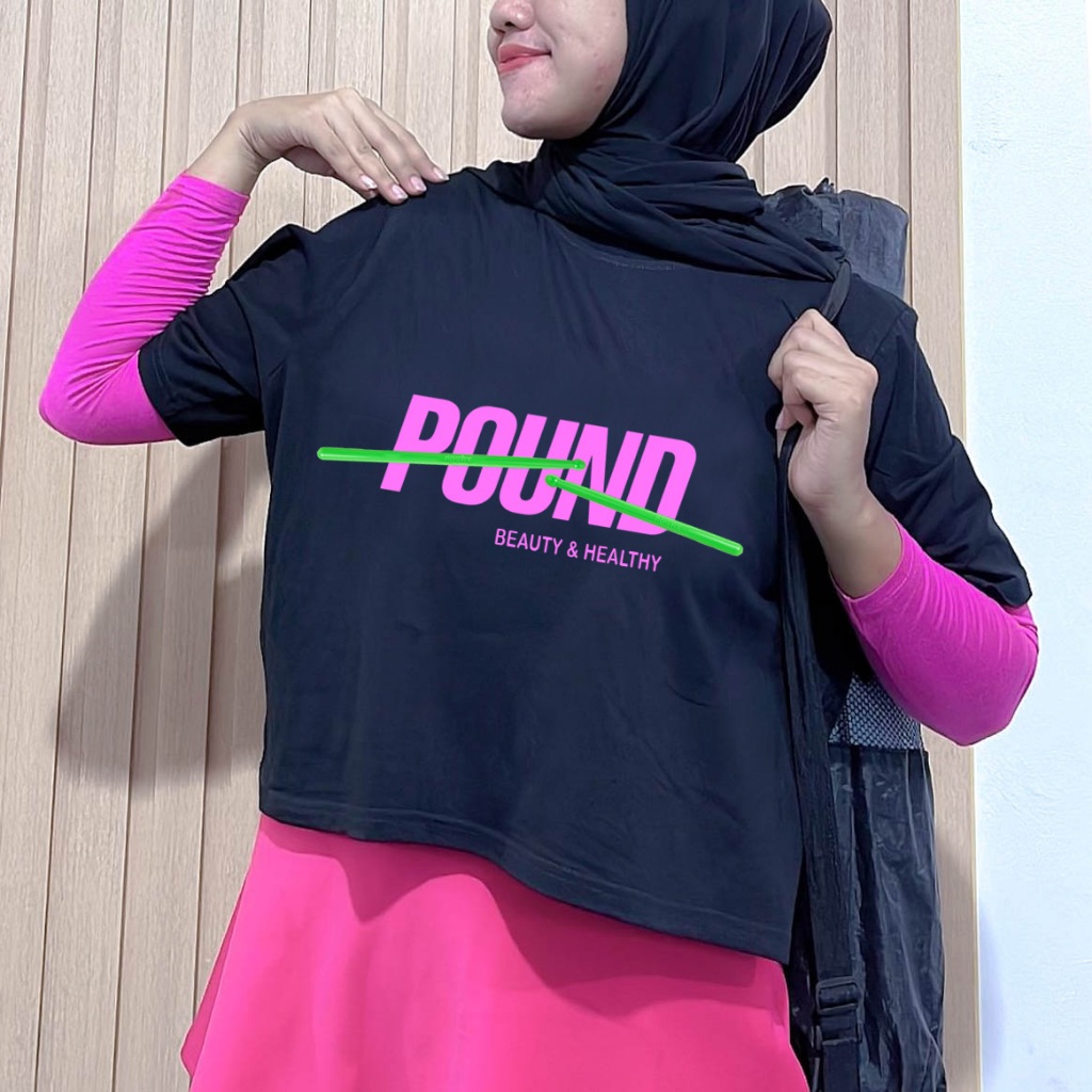 BAJU POUNDFIT WANITA | KAOS POUNDFIT SENAM WANITA